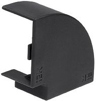 Угол плоский для кабель-канала IEK Элекор 25x16мм черный картинка